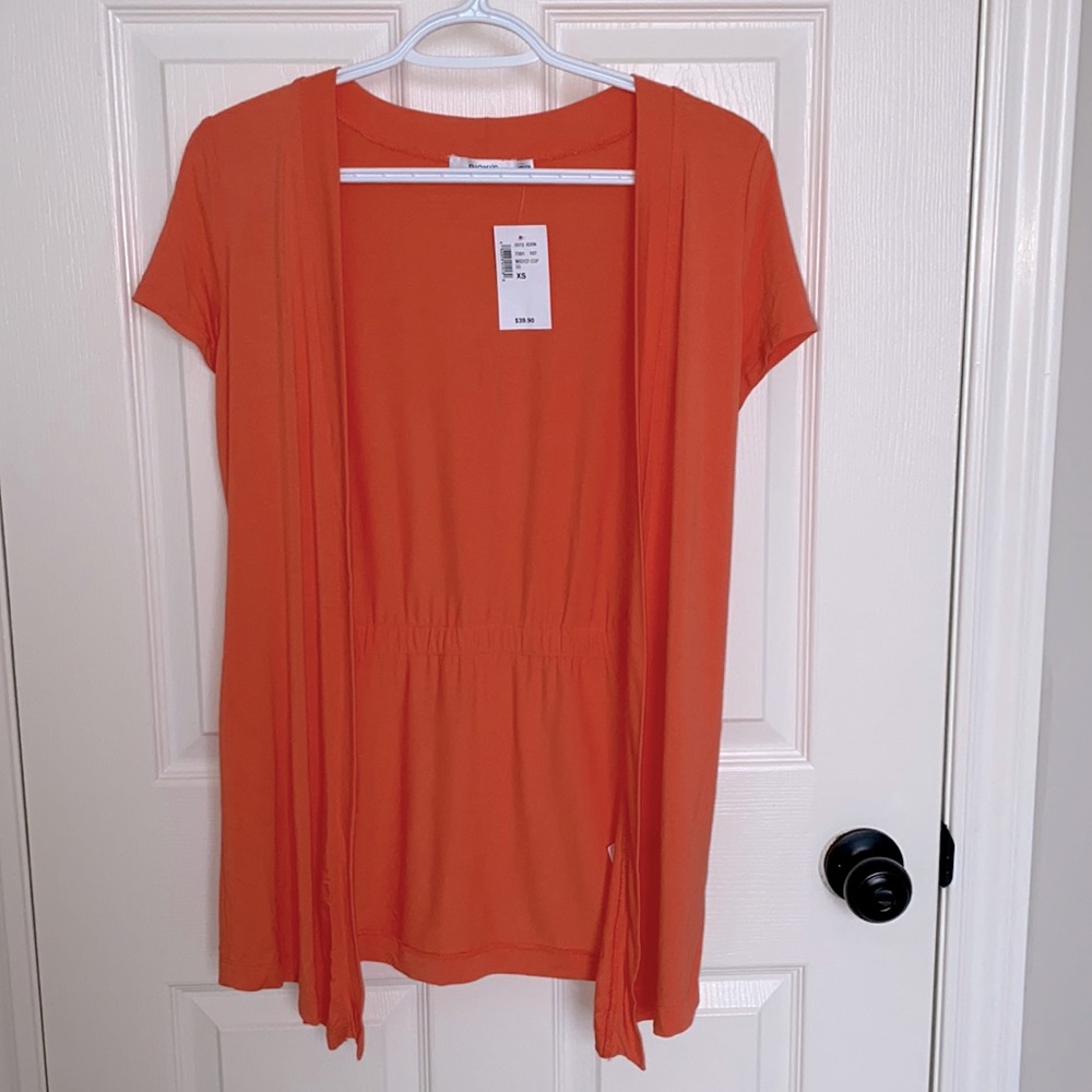Ricki’s | Light Orange Short Sleeve Cardigan - Size XS